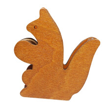 Wooden Animal-Shaped Tape Dispenser for Crafting