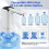 Bærbar sammenleggbar vanndispenserpumpe for 3-5 gallon 5