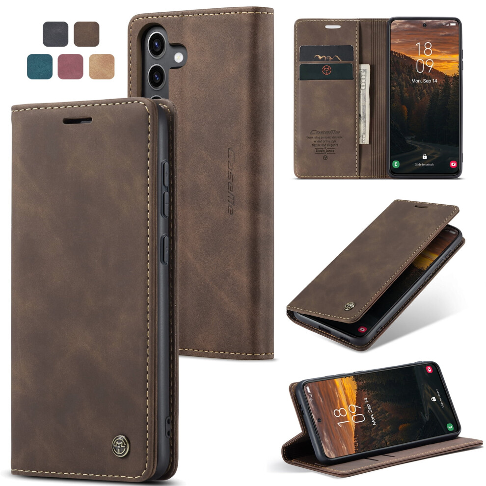 Caseme Leather Flip Wallet Case For Samsung Galaxy S24 Fe 5G 941196066626