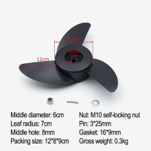 Electric Trolling Motor Propeller for SUNELEXE Savylor AQUA