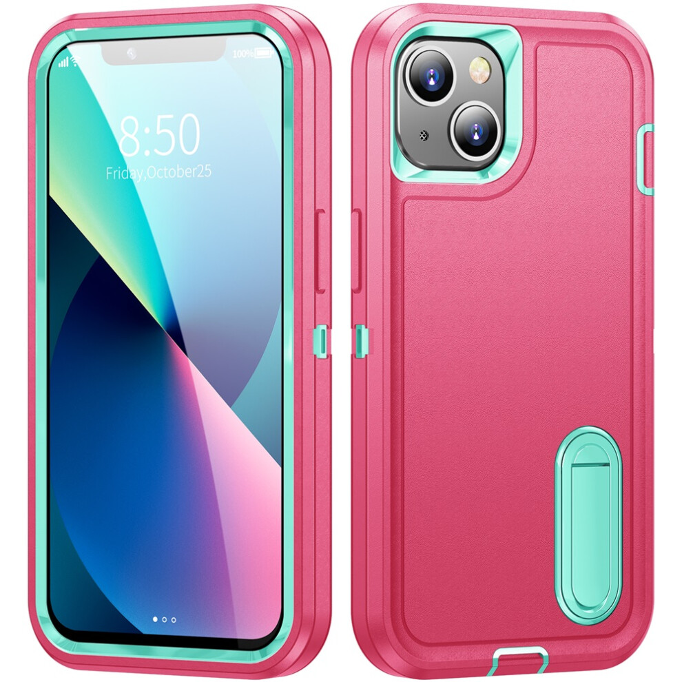 Iphone 13 Case With Kickstand Shockproof Rugged Cover Rose 941196065995