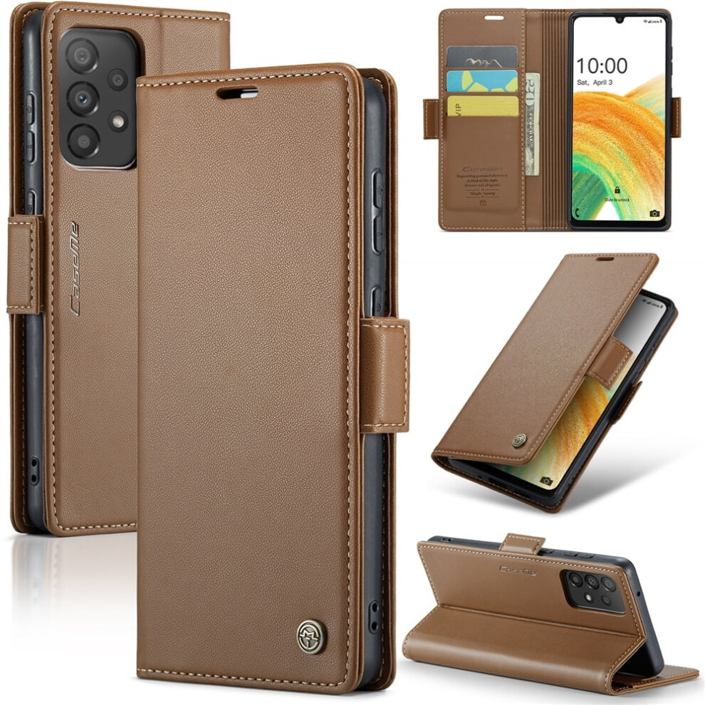 Caseme Leather Wallet Case For Samsung Galaxy A33 5G 9336866144499