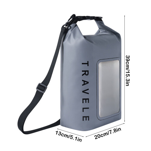 Borsa da spiaggia impermeabile con tasca per cellulare (1 pezzo) 2