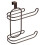 Over Tank Bathroom Toilet Paper Holder Space Saving 6
