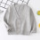 Knit Cardigan Sweater Gray Long Sleeve Button Down School 2