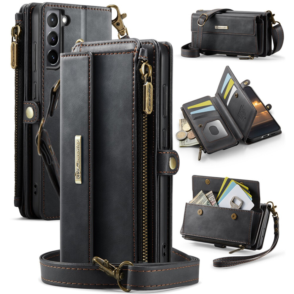 Caseme Wallet Case For Samsung Galaxy S21 Plus 5G Black 941196067586
