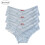 Dame blonde bikinitruse med kryss, 3-pakning 1