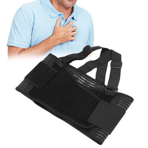 Rib Fracture Support Brace Breathable Adjustable Strap 1