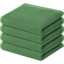 Cotton Waffle Dish Towels 35x75cm 4-Pack