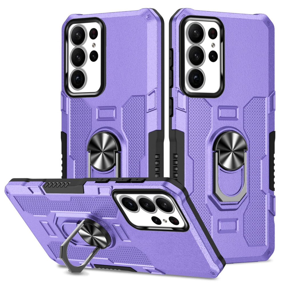 Defender Case For Samsung Galaxy A55 5G 6.6 Inch Purple 9336866145168