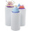 Cylindrical Pedestal Stand White 3 pcs 44-66 lbs 1