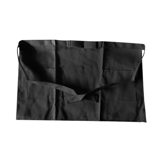 Red Waist Bow Apron for Kitchen and Cafe Use