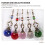 Crystal Ball Light Pendant Pull Chain 2 pcs 8