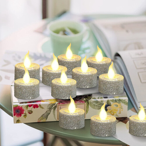 LED Tea Lights Battery Operated 6 Pcs 2