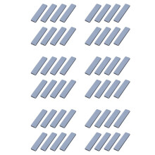48Pc Furniture Glides Rectangle Furniture Sliders 25x100mm Self Adhesive Furniture Moving Sliders for Floor Protector
