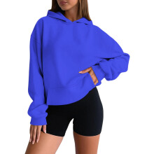 Women's Soft Casual Hooded Sweatshirt Lightweight Pullover