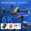 RC Drone με διπλή κάμερα 6K HD WiFi FPV και πτυσσόμενο σχεδιασμό 1
