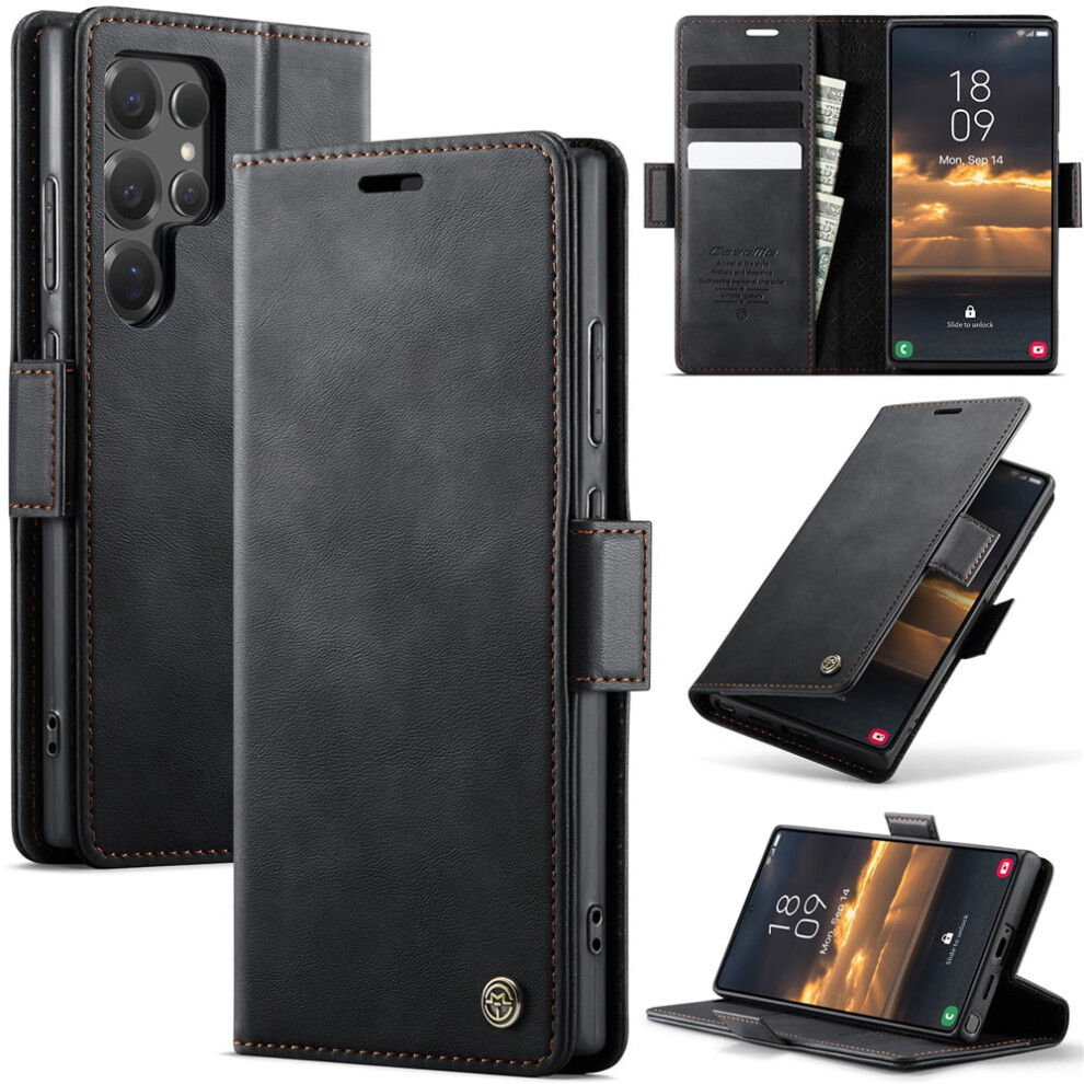 Caseme Calf Leather Wallet Case For Samsung Galaxy S24 9130661416221