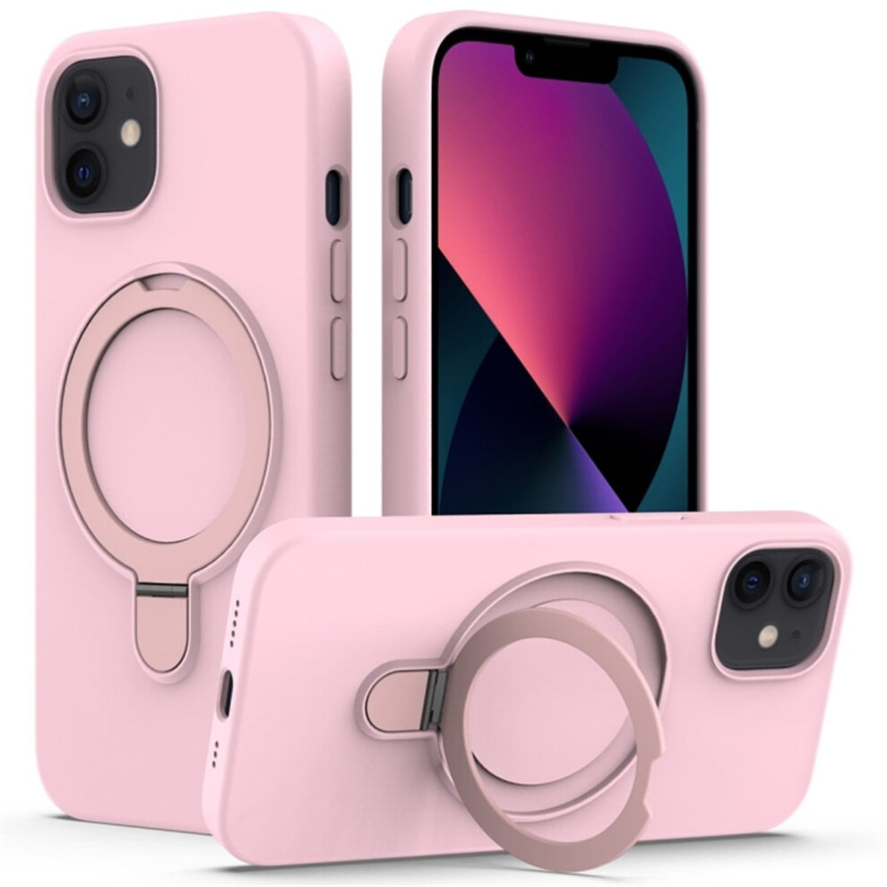 Magnetic Liquid Silicone Iphone 12 Case Pink 941196063076