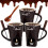 Tealight Fondue Cups Set Ceramic Chocolate Melting Mugs 1