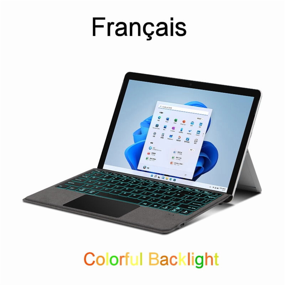 Ajiuyu Magnetic Backlit Keyboard Cover For Surface Go 1/2/3 941196062963