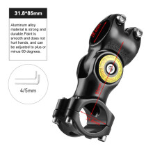 Aluminum Alloy Bike Stem Adjustable 1 Pc 25.4100 mm or