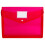Heavy Duty Plastic Expanding File Folder Red Legal Size 5
