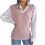 Women's Oversized V-Neck Sleeveless Sweater Vest 1