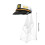 Captain Hat with Embroidered Veil for Bachelorette Party 1