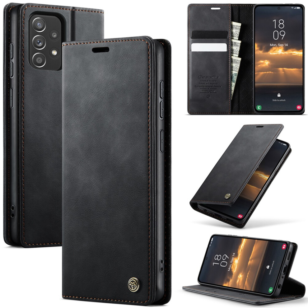 Caseme Calf Leather Wallet Case For Samsung Galaxy A52s 5G 9130661414104