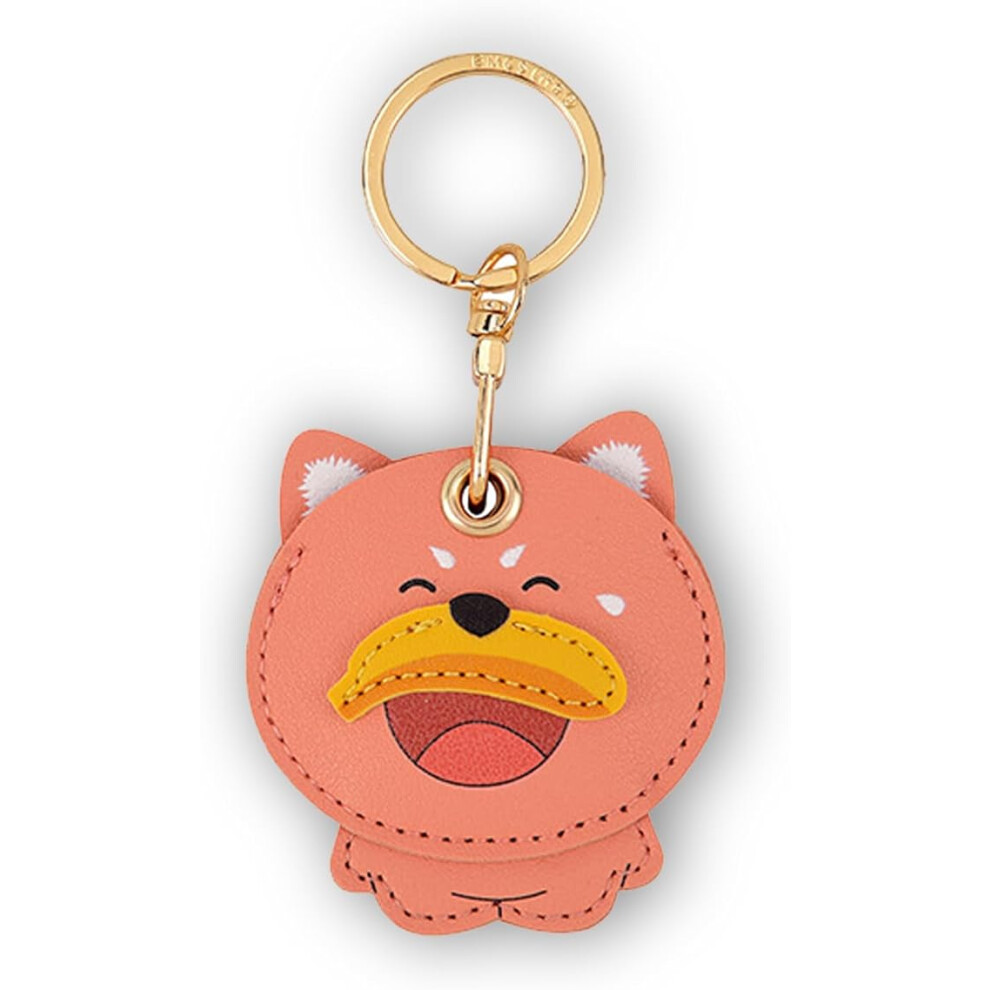 Leather Airtag Keychain Holder Anti-Drop Scratch Resistant 9130661417839