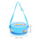 Wooden Hand Drum Sky Blue with Stick 1 Set 6