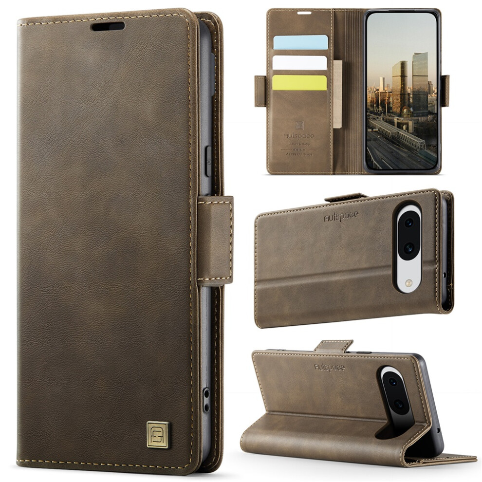 Autspace Magnetic Wallet Phone Case For Google Pixel 8A 9170372623013