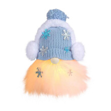 LED knitted hat ornament blue 1 piece