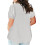 Cotton Plus Size V-Neck Loose Short Sleeve Blouse 3