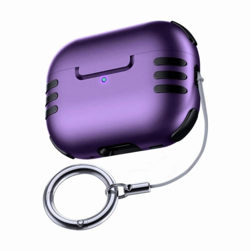 Shockproof Hard Pc Case For Airpods Pro 2 With Carabiner 9170372623792