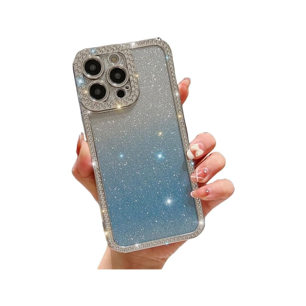 Electroplating Rhinestone Gradient Glitter Phone Case For 9130661415729