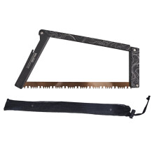 Folding Saw with Storage Bag for Wood Branches (Black)