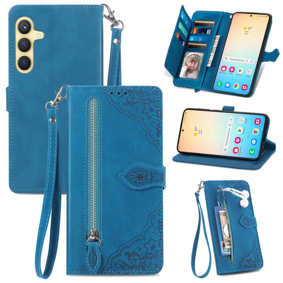 Flip Wallet Case For Samsung Galaxy S24+ 5G 6.7 Inch 9130661426794