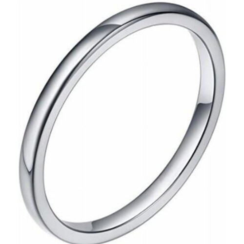 Tungsten Carbide Stackable Ring 2mm Plain Wedding Band