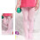 Damesballetlegging met elastische tailleband in snoepkleuren 4