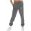 Damen-Jogginghose mit Fleecefutter, einfarbig, Herzmuster, 1 Paar 1