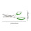 Stainless Steel Lace Scissors Triangular Serrated 1 Pair 2