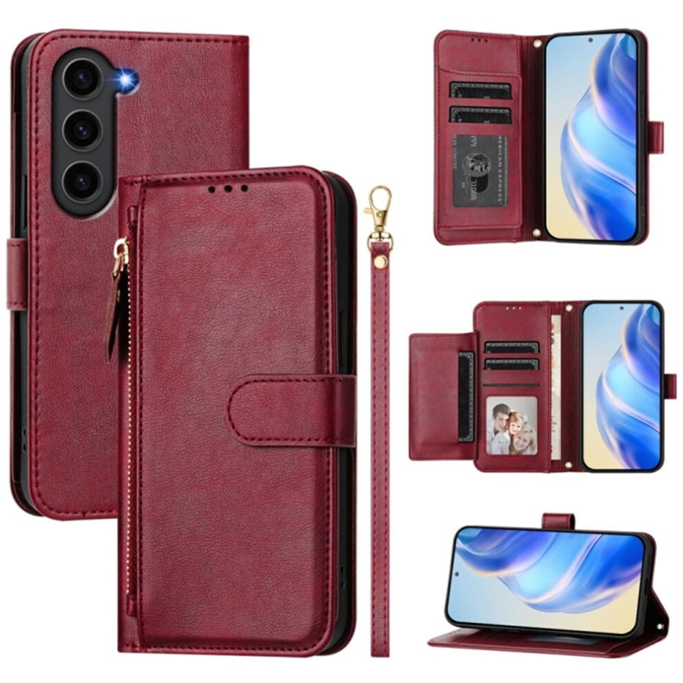 Leather Wallet Case For Samsung Galaxy S23+ 5G Purple 9130661423700