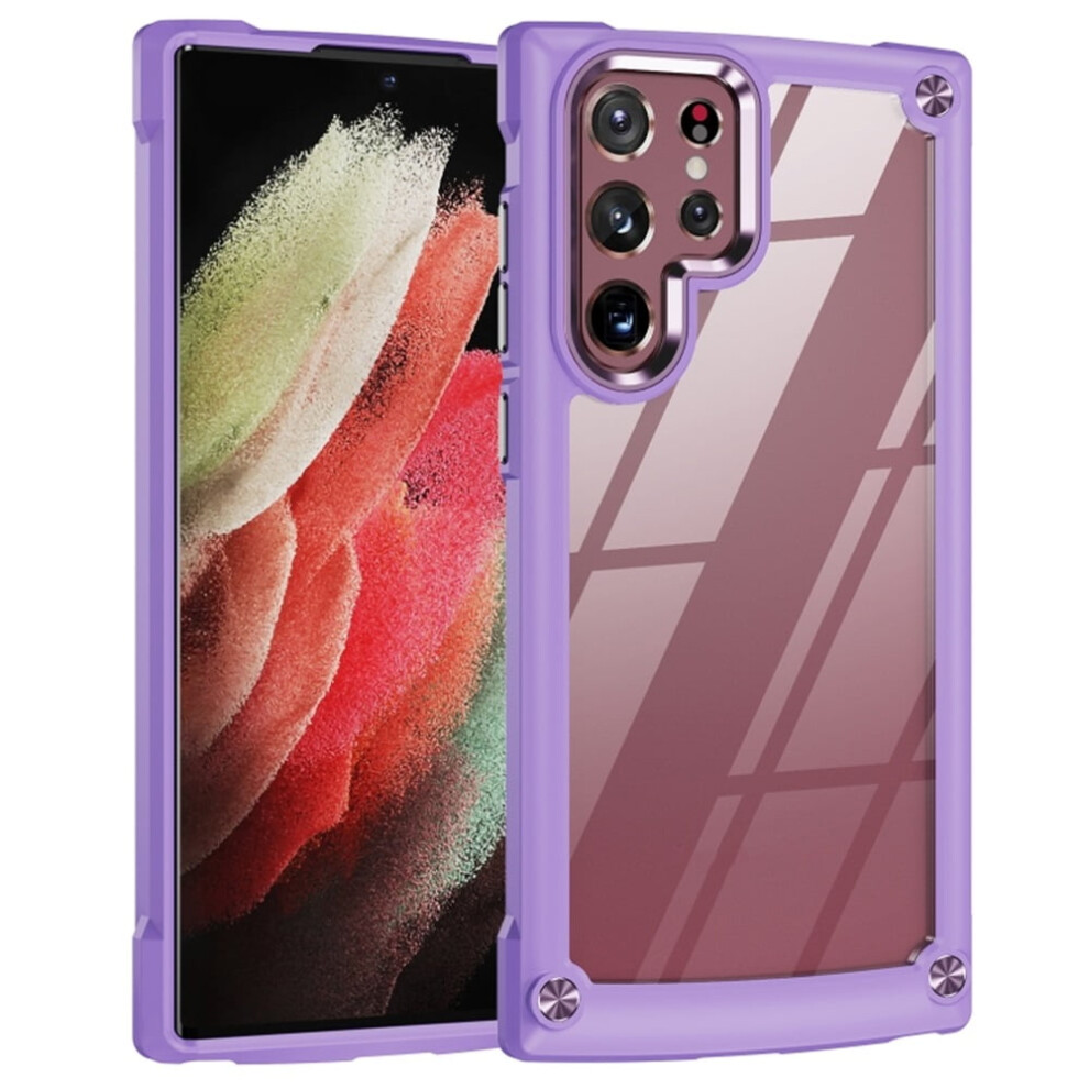 Samsung Galaxy S22 Ultra Case 6.8 Inch Hard Clear 9170372632459