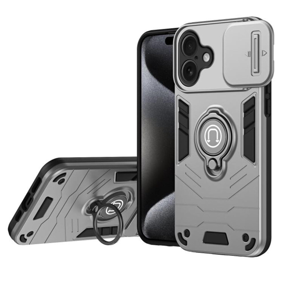 Iphone 16 Heavy Duty Shockproof Case With Slide Camera 9170372615469