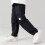 Cargo Pants for Teen Boys Black Solid Elastic Waist Wide 2