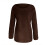 Women's Fluffy Fuzzy Sweater Solid Color Long Sleeve Round 3