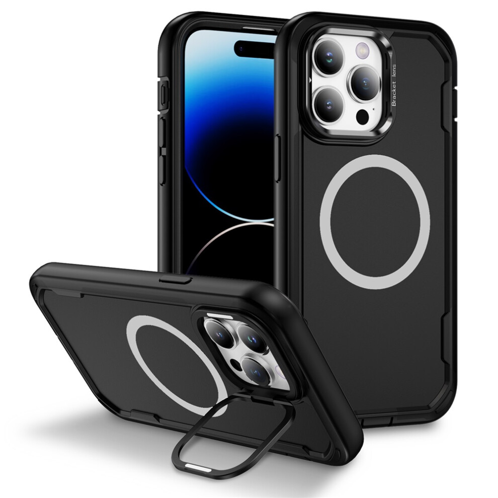 Iphone 14 Pro Max Case With Stand Magsafe Rugged Black 9170372624058