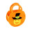 Halloween Trick Bags Bat Pumpkin Pattern Reusable Candy 1